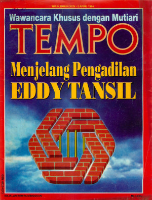 Cover Majalah Tempo - Edisi 1994-04-02
