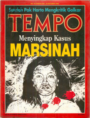 Cover Majalah Tempo - Edisi 1993-10-30
