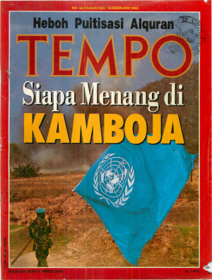 Cover Majalah Tempo - Edisi 1993-02-13
