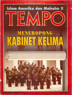 Cover Majalah Tempo - Edisi 1993-03-20