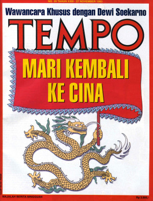 Cover Majalah Tempo - Edisi 1993-11-27