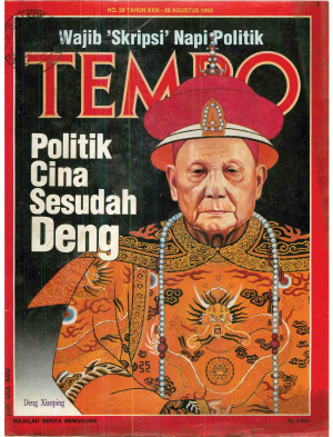 Cover Majalah Tempo - Edisi 1993-08-28