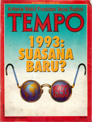 Cover Majalah Tempo - Edisi 1993-01-02
