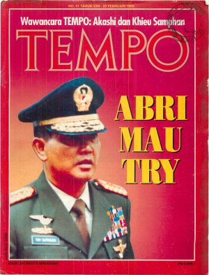 Cover Majalah Tempo - Edisi 1993-02-20