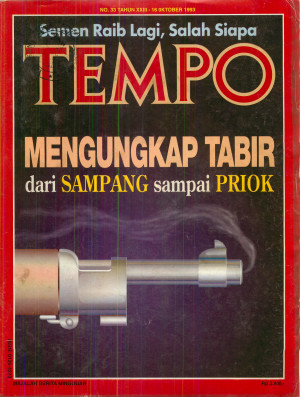 Cover Majalah Tempo - Edisi 1993-10-16