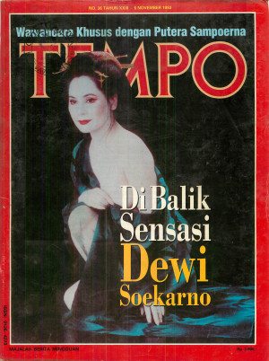 Cover Majalah Tempo - Edisi 1993-11-06