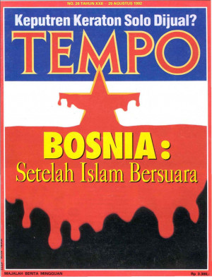 Cover Majalah Tempo - Edisi 1992-08-29