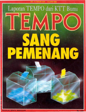 Cover Majalah Tempo - Edisi 1992-06-13