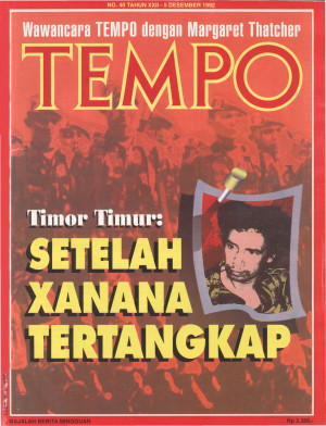 Cover Majalah Tempo - Edisi 1992-12-05