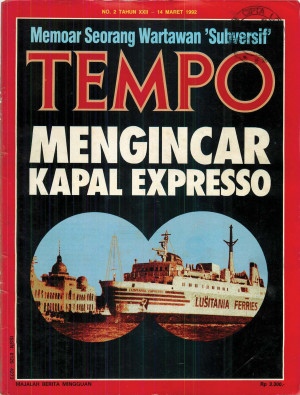 Cover Majalah Tempo - Edisi 1992-03-14