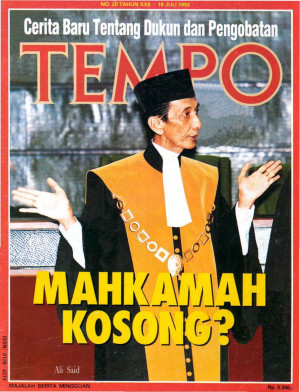 Cover Majalah Tempo - Edisi 1992-07-18