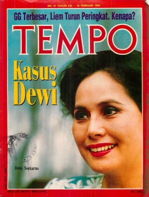 Cover Majalah Tempo - Edisi 1992-02-15