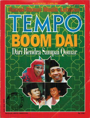 Cover Majalah Tempo - Edisi 1992-04-11