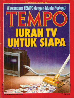 Cover Majalah Tempo - Edisi 1992-03-28