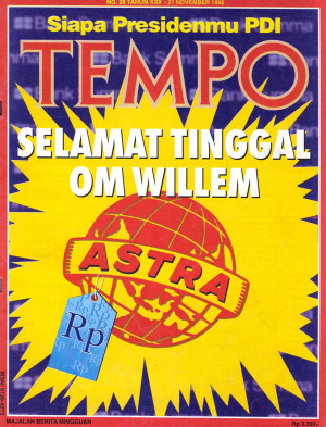 Cover Majalah Tempo - Edisi 1992-11-21
