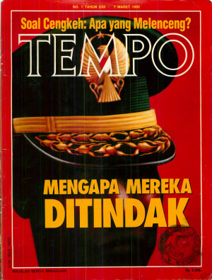 Cover Majalah Tempo - Edisi 1992-03-07