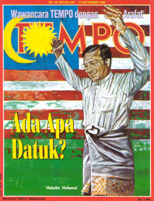 Cover Majalah Tempo - Edisi 1992-09-12