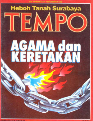Cover Majalah Tempo - Edisi 1992-12-19