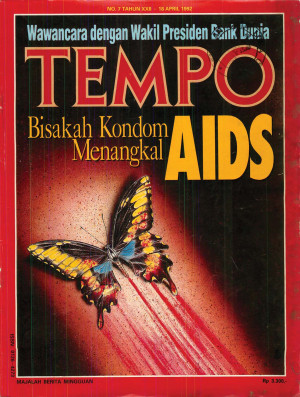 Cover Majalah Tempo - Edisi 1992-04-18