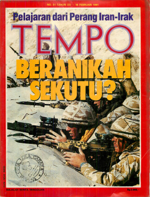 Cover Majalah Tempo - Edisi 1991-02-16