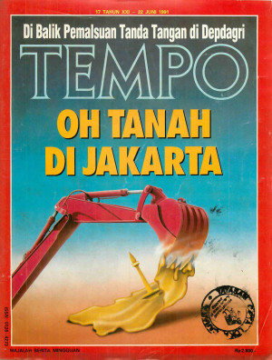 Cover Majalah Tempo - Edisi 1991-06-22