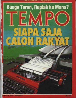 Cover Majalah Tempo - Edisi 1991-08-03