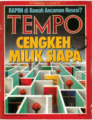 Cover Majalah Tempo - Edisi 1991-01-12