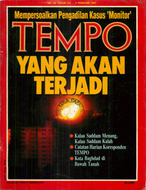 Cover Majalah Tempo - Edisi 1991-02-02