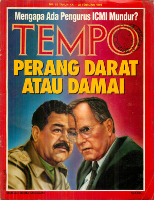 Cover Majalah Tempo - Edisi 1991-02-23