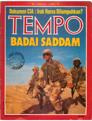 Cover Majalah Tempo - Edisi 1991-03-02