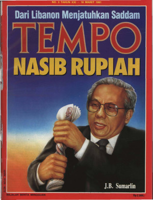 Cover Majalah Tempo - Edisi 1991-03-16