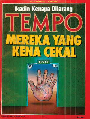 Cover Majalah Tempo - Edisi 1991-05-18