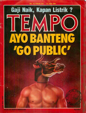 Cover Majalah Tempo - Edisi 1991-06-15