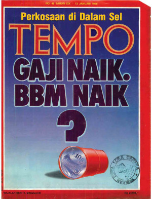 Cover Majalah Tempo - Edisi 1990-01-13