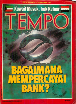 Cover Majalah Tempo - Edisi 1990-09-29