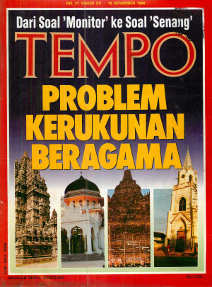 Cover Majalah Tempo - Edisi 1990-11-10