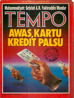 Cover Majalah Tempo - Edisi 1990-12-22