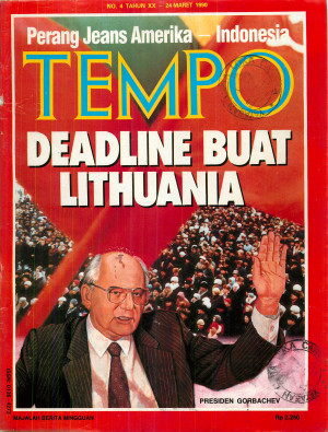 Cover Majalah Tempo - Edisi 1990-03-24
