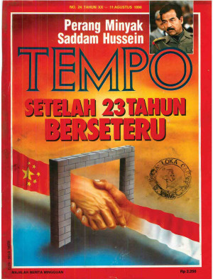 Cover Majalah Tempo - Edisi 1990-08-11