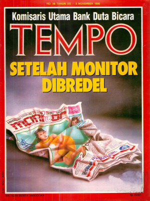 Cover Majalah Tempo - Edisi 1990-11-03