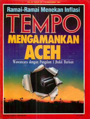 Cover Majalah Tempo - Edisi 1990-11-17
