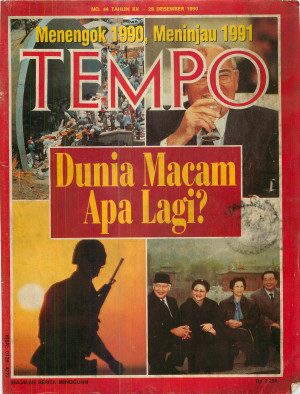 Cover Majalah Tempo - Edisi 1990-12-29
