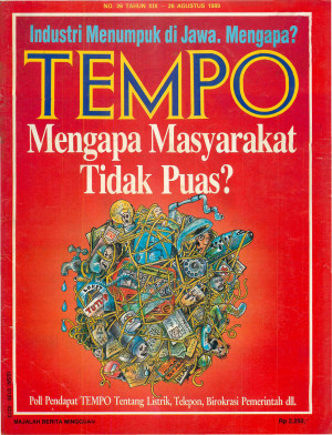 Cover Majalah Tempo - Edisi 1989-08-26