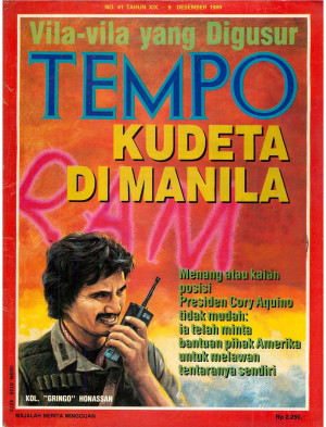 Cover Majalah Tempo - Edisi 1989-12-09