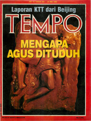 Cover Majalah Tempo - Edisi 1989-05-20
