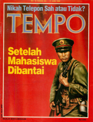 Cover Majalah Tempo - Edisi 1989-06-17
