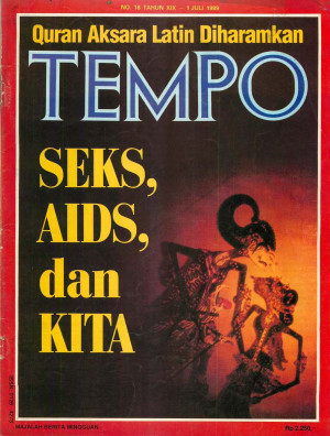 Cover Majalah Tempo - Edisi 1989-07-01