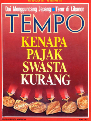Cover Majalah Tempo - Edisi 1989-08-12