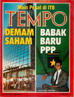 Cover Majalah Tempo - Edisi 1989-09-09