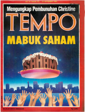 Cover Majalah Tempo - Edisi 1989-09-23